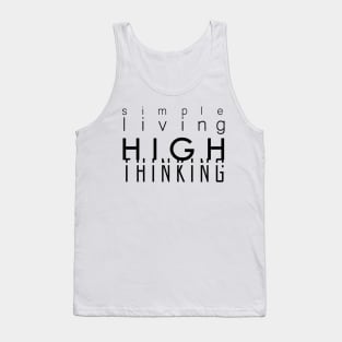 Simple Living High Thinking Tank Top